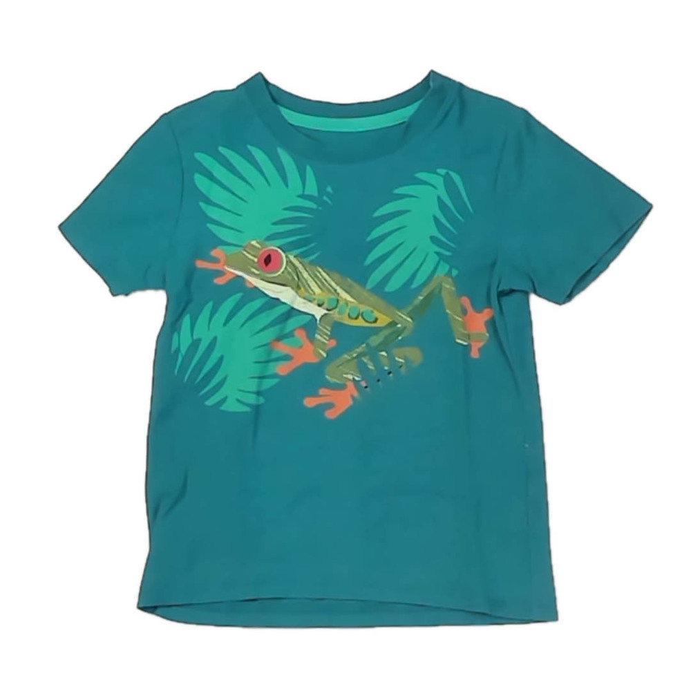Tea Collection Boys Green Frog T-Shirt size: 4T